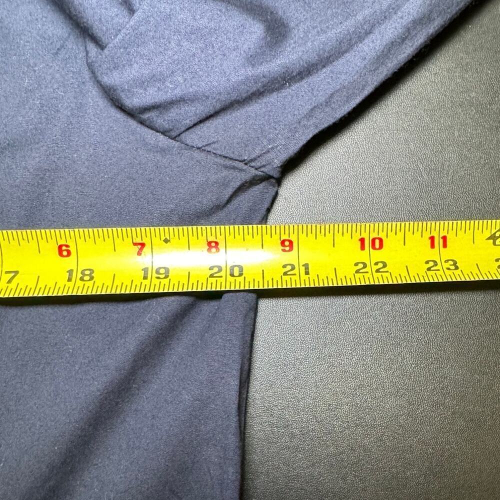 Tuckernuck New Briana Dress Midi Button Down Long Sleeves Dark Navy Size Large - Picture 14 of 15